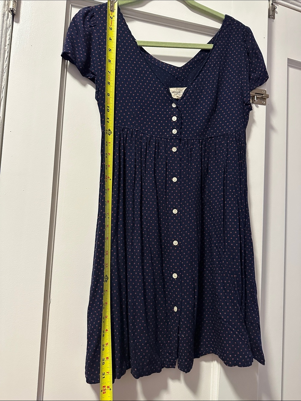 Ralph Lauren Denim & Supply Navy Star Print V-Neck Dress - Picture 9 of 9
